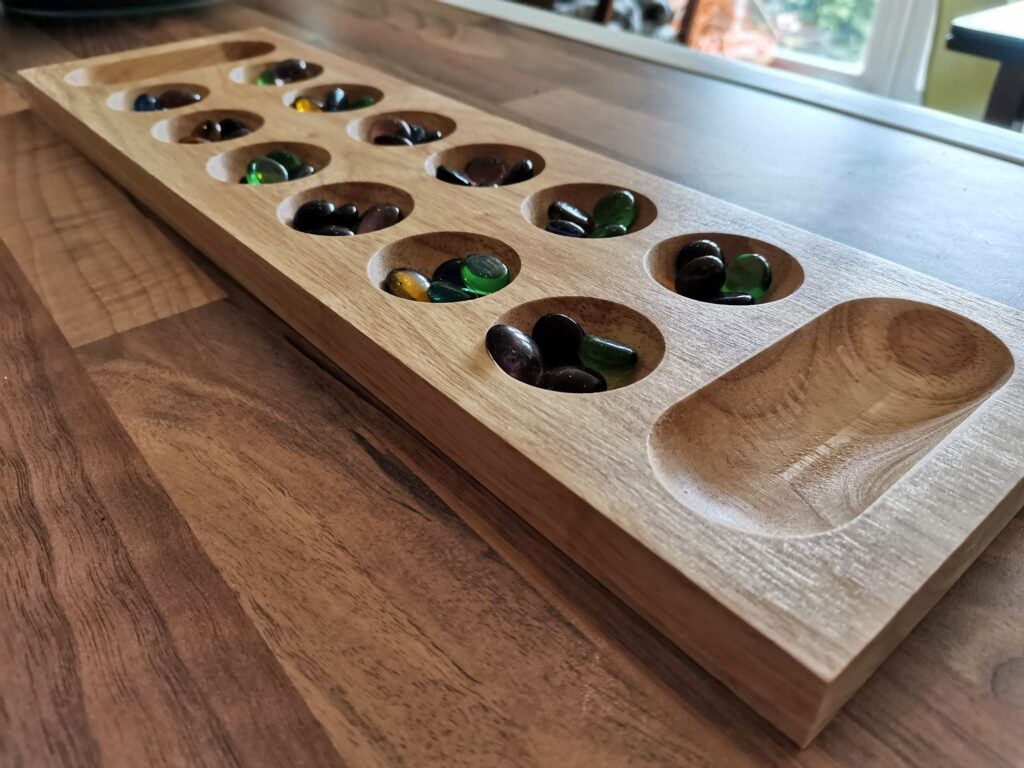 A mancala board