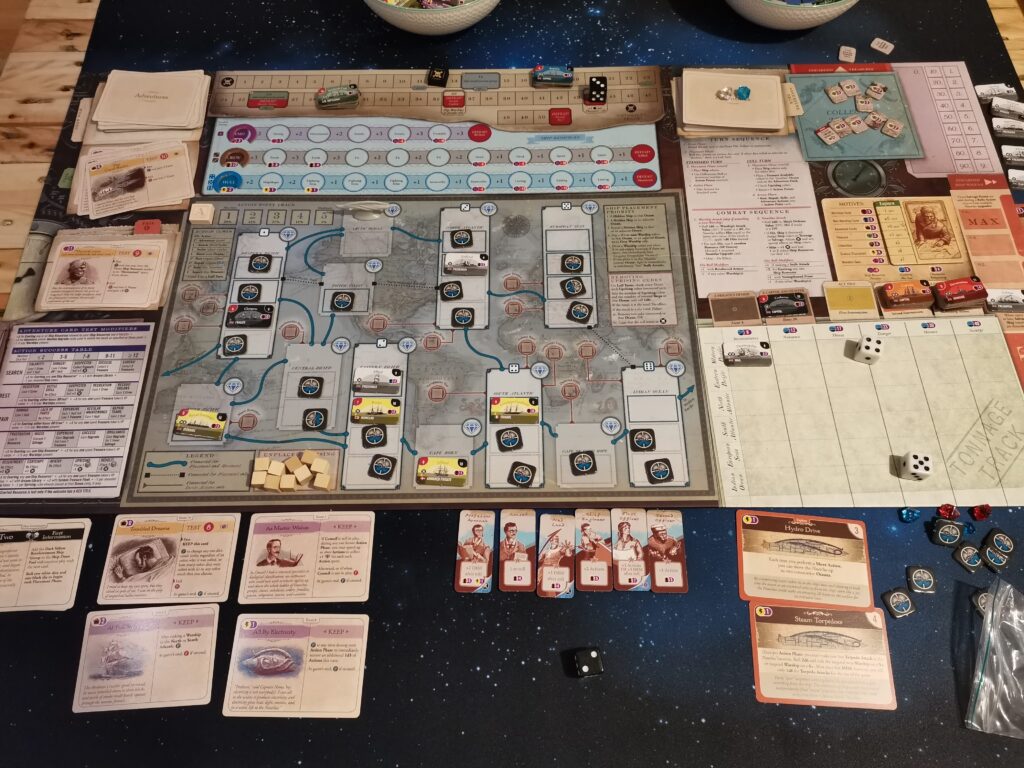 Nemo's war second edition game in progress