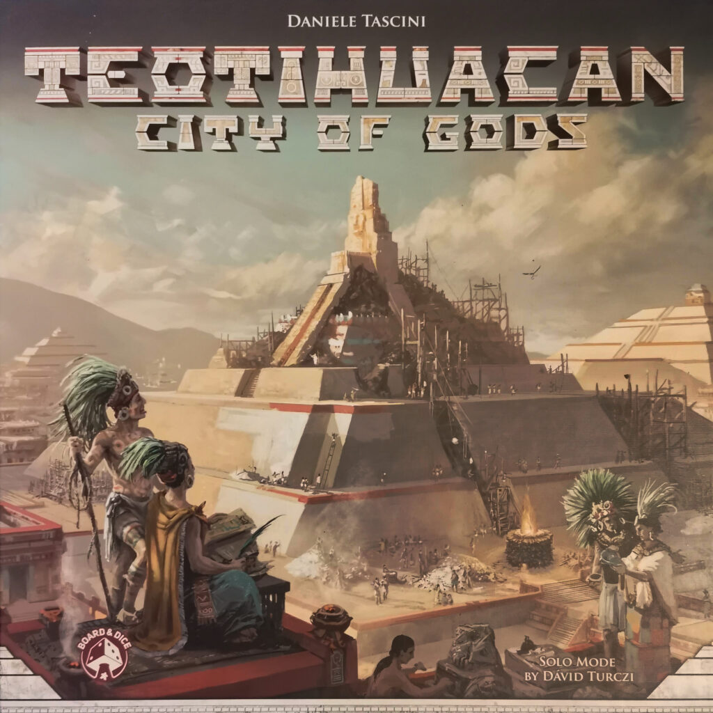 the box art for teotihuacan
