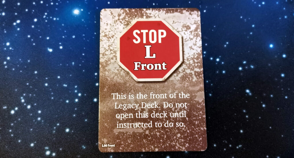 one of the stop deck cards