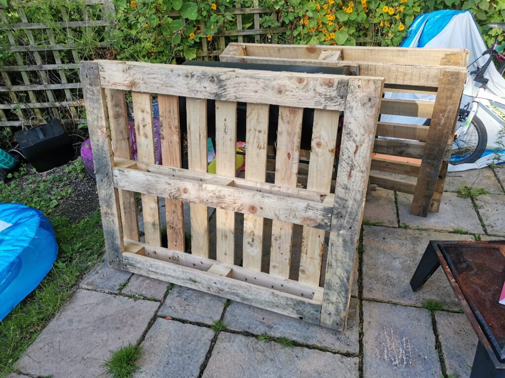 wooden pallets