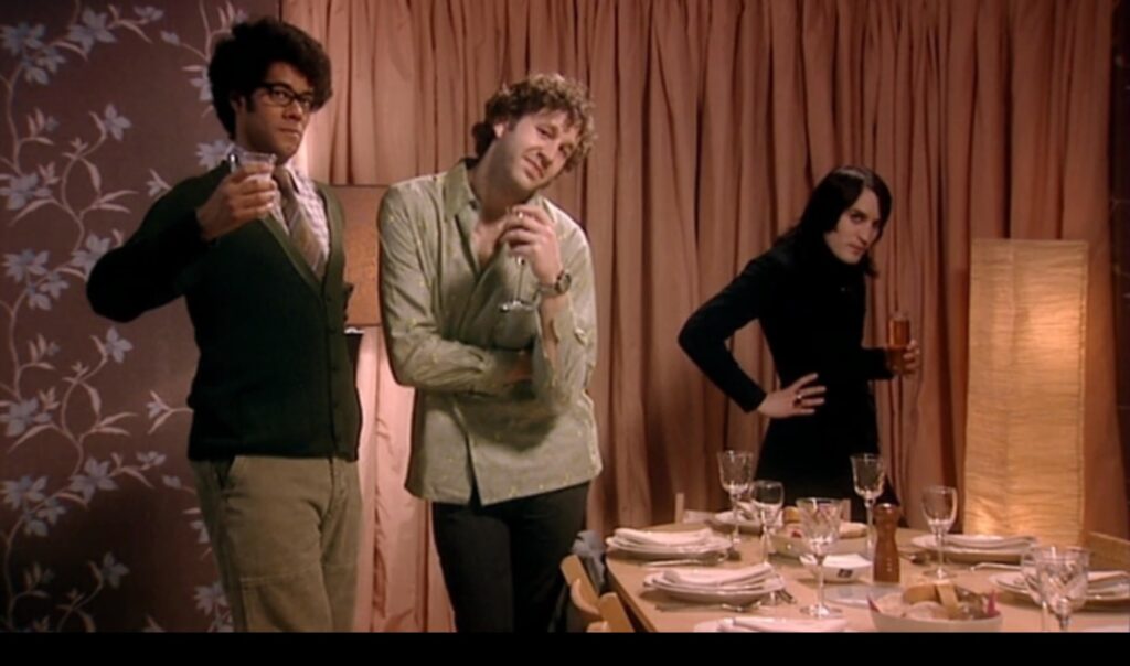 It crowd dinner party scene