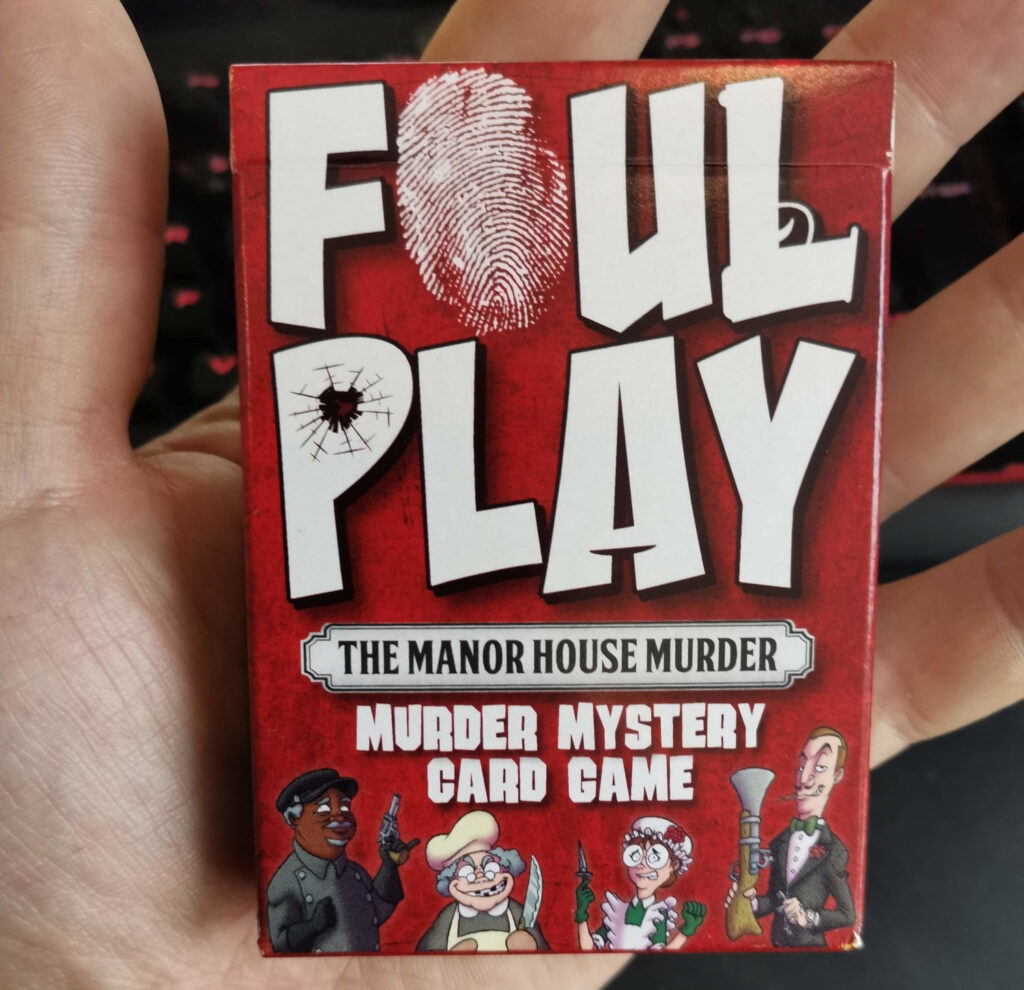 the foul play card box