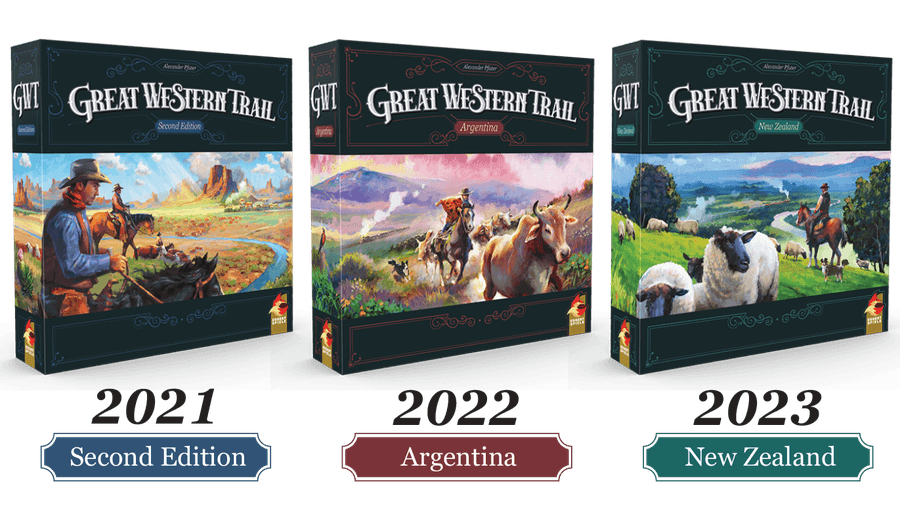 great western trail box art