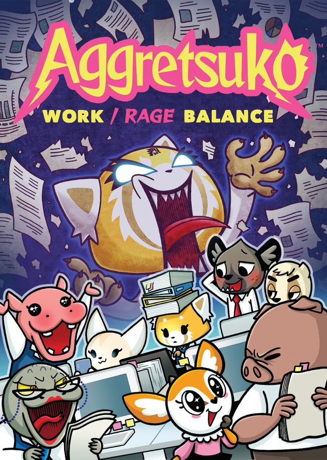 aggretsuko work rage balance box art