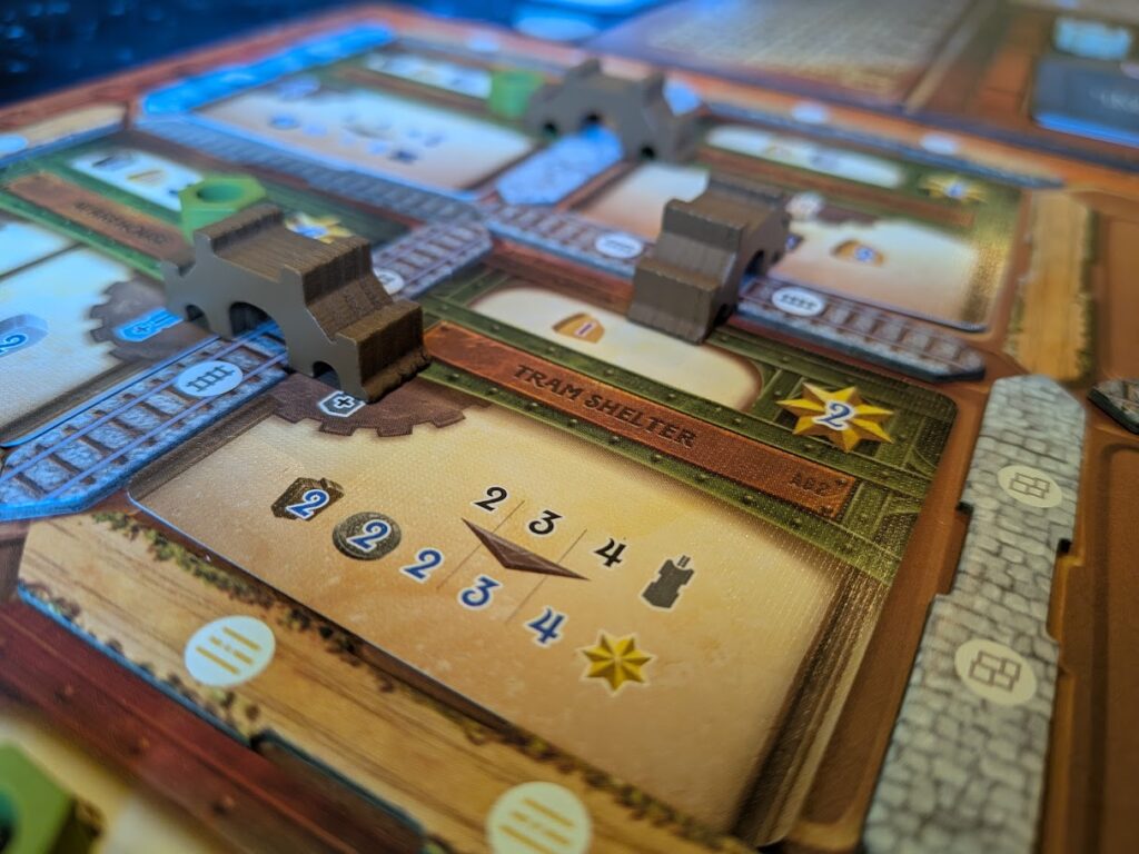 a close up of a building card from kanal