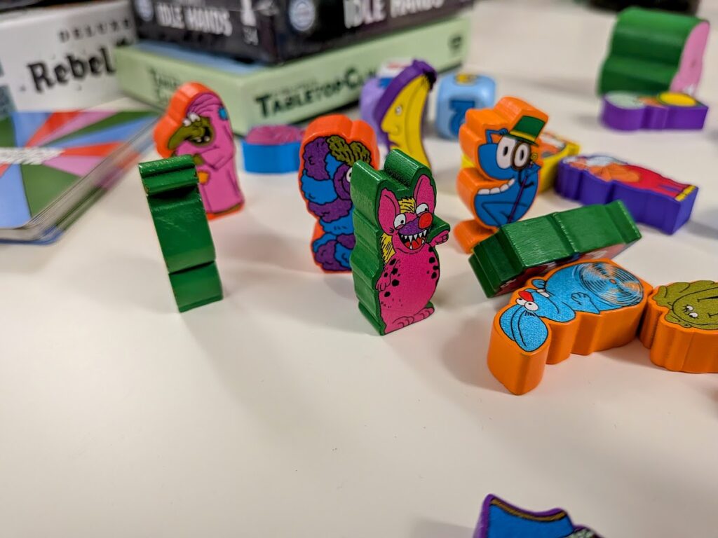 some of the racer pieces from magical athlete