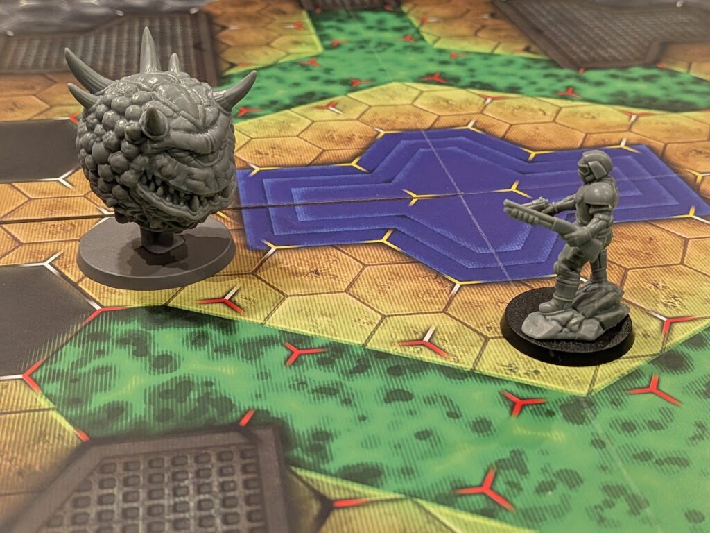 cacodemon and doomguy