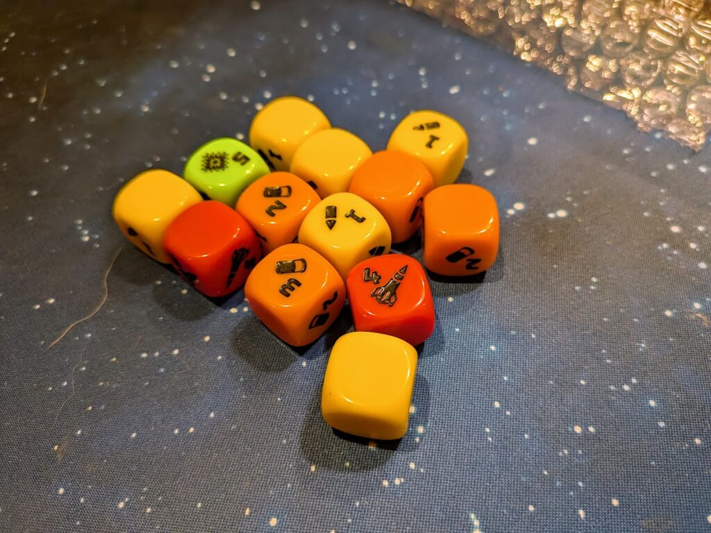 lots of dice in doom