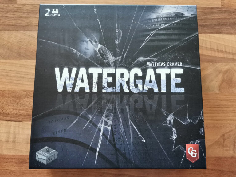 Watergate Review A game for two players Punchboard