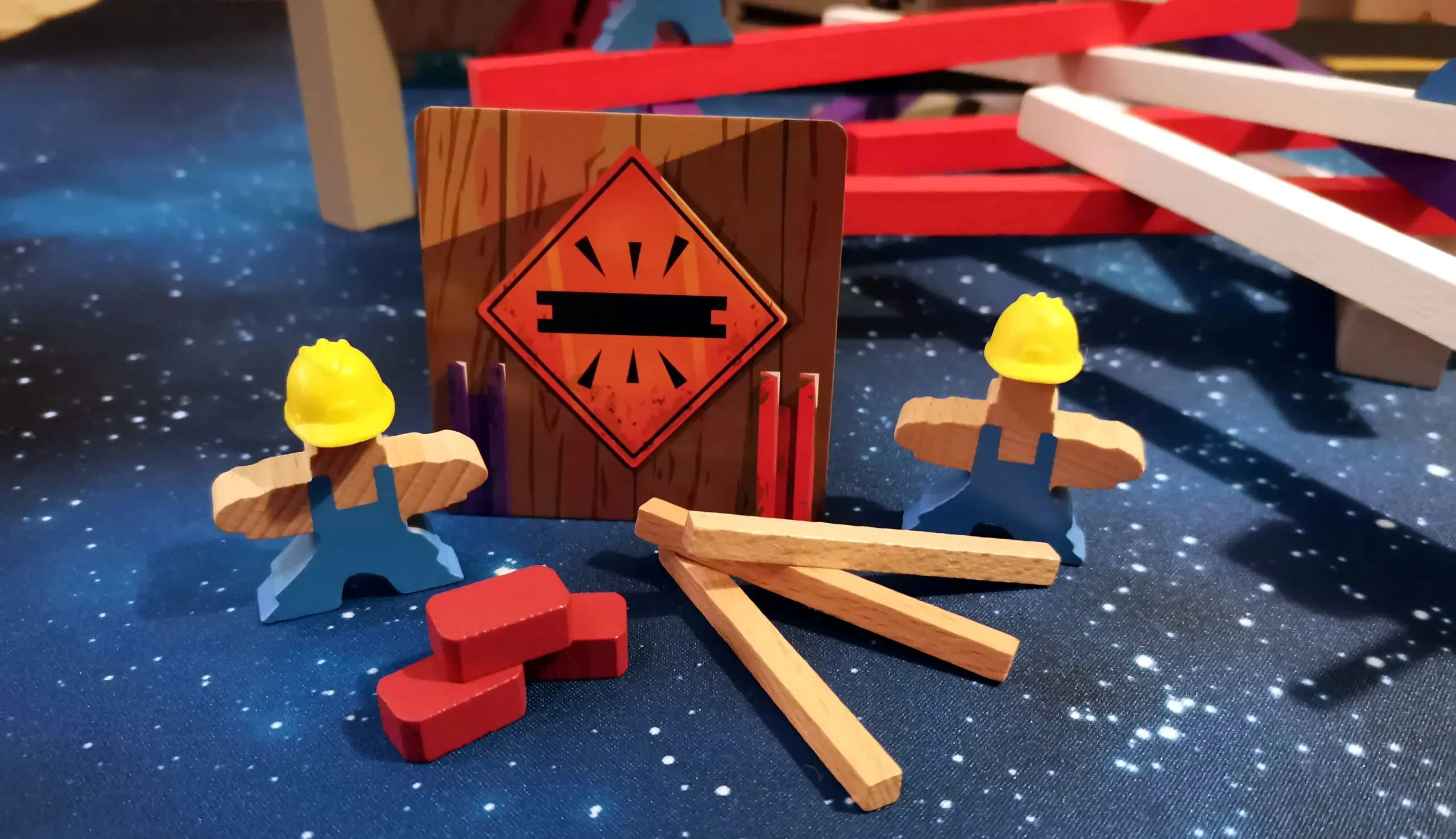 Men At Work Review - a dexterity game - Punchboard Reviews