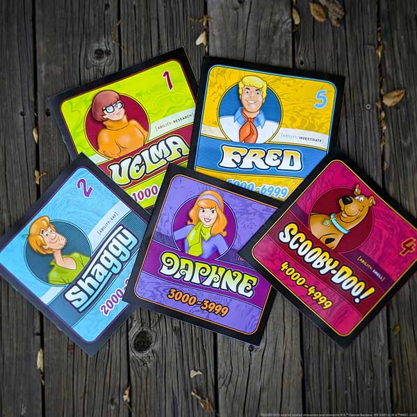 scooby doo character cards