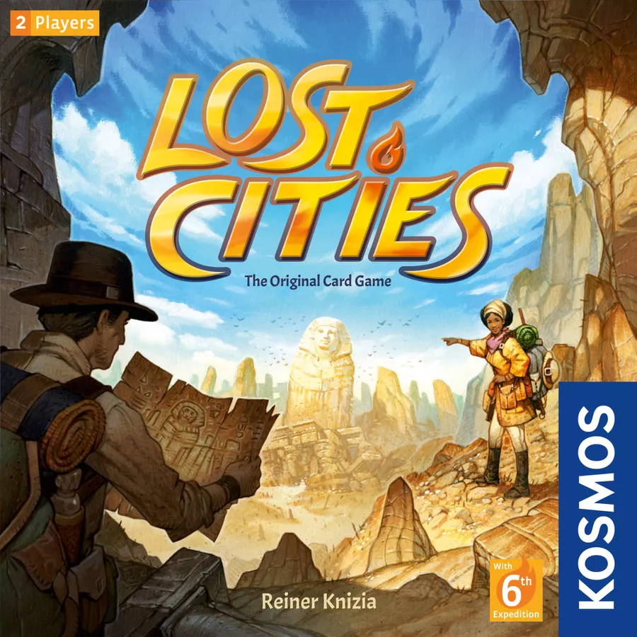Lost Cities board game box
