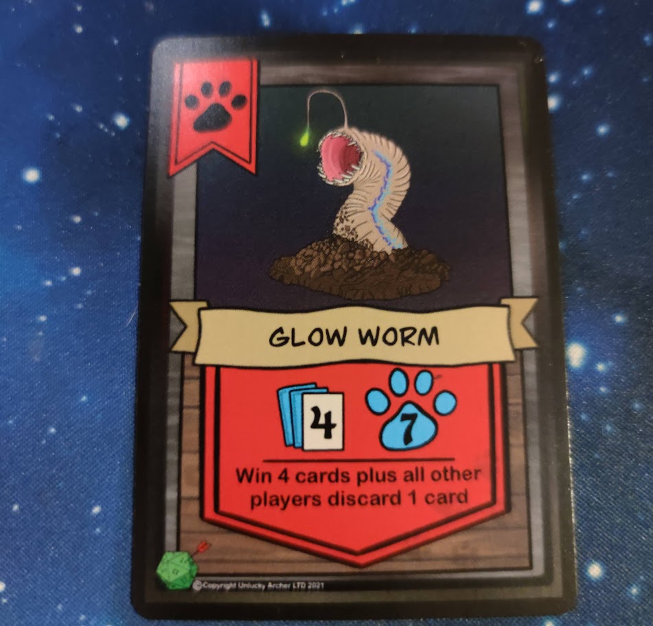 glow worm beast card