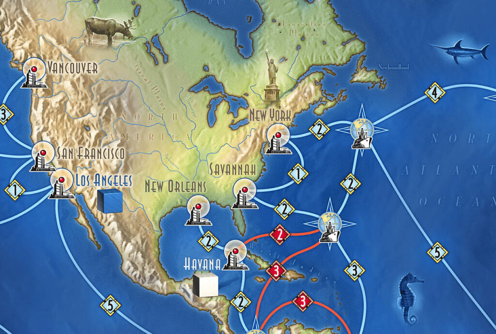 pirate routes in the Caribbean