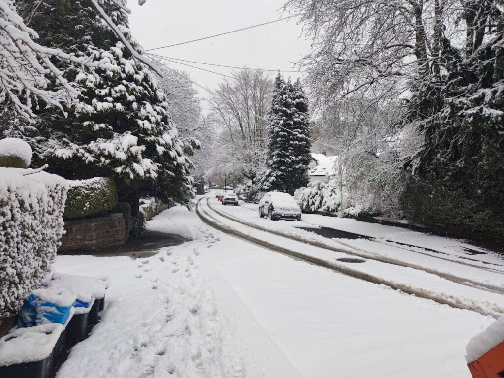 snow in harrogate