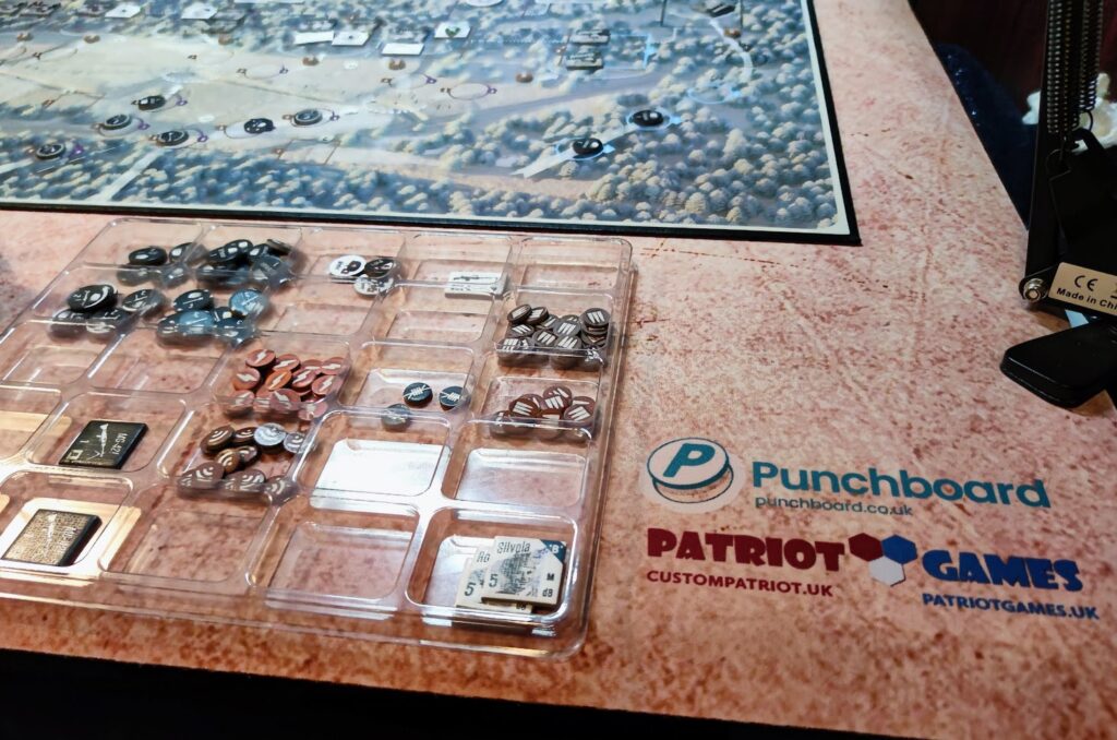 a view of a counter tray and my playmat