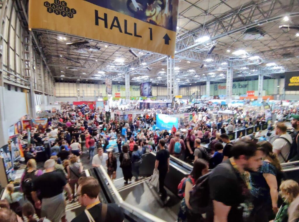 crowds at UKGE on the saturday
