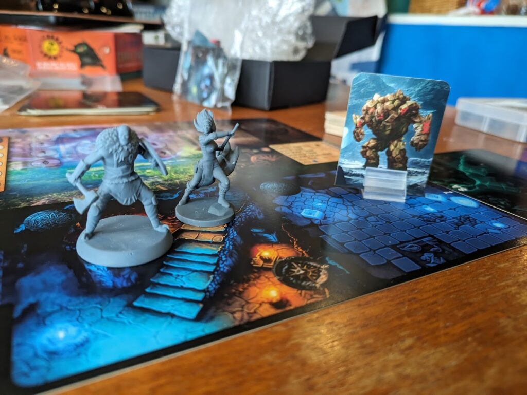 standees and hero minis