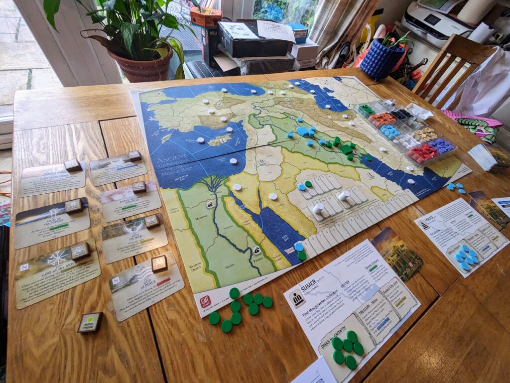 Two player game of ACME in process