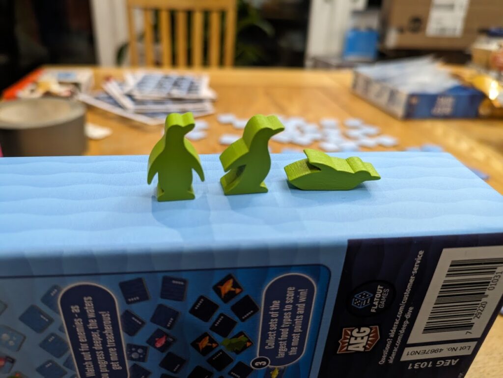 deep dive penguin meeples