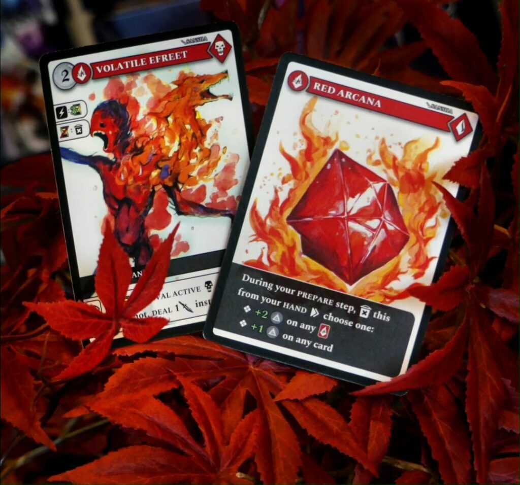 red cards from chroma arcana