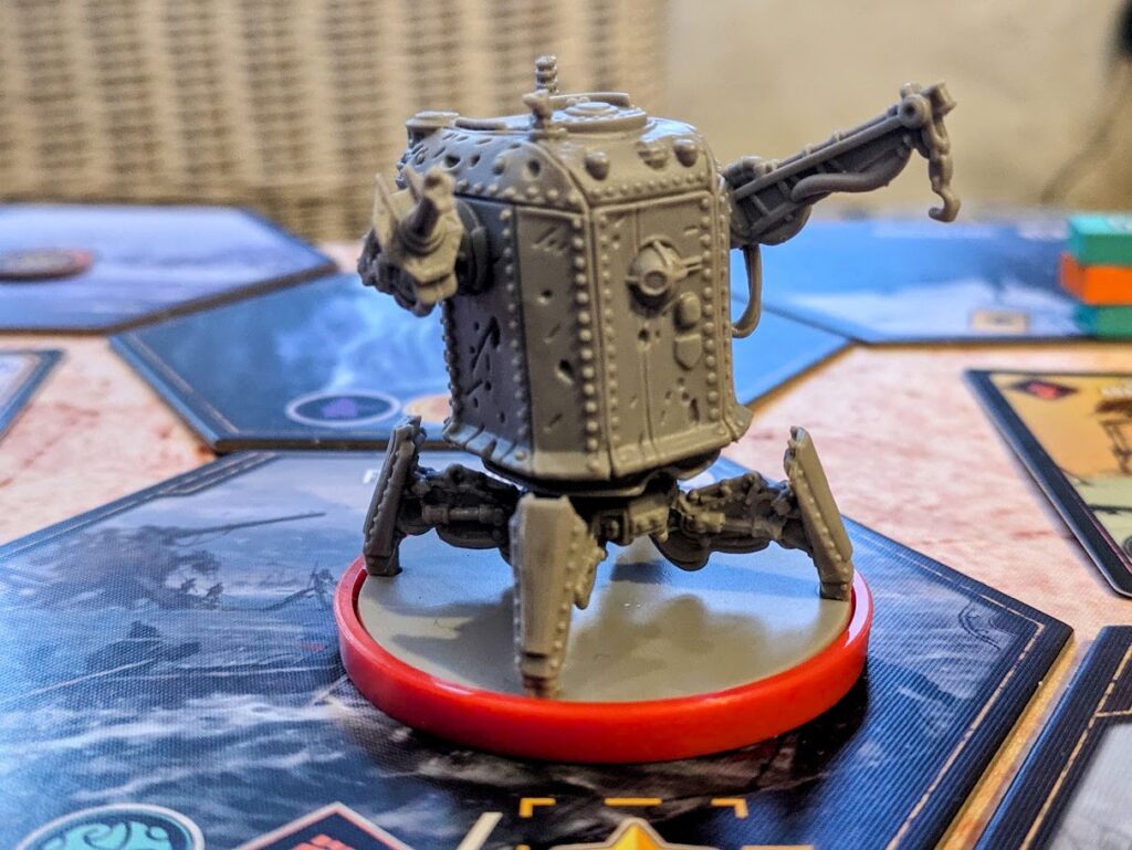 a close-up of a mech from Expeditions