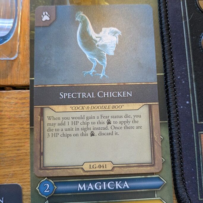 Spectral chicken!