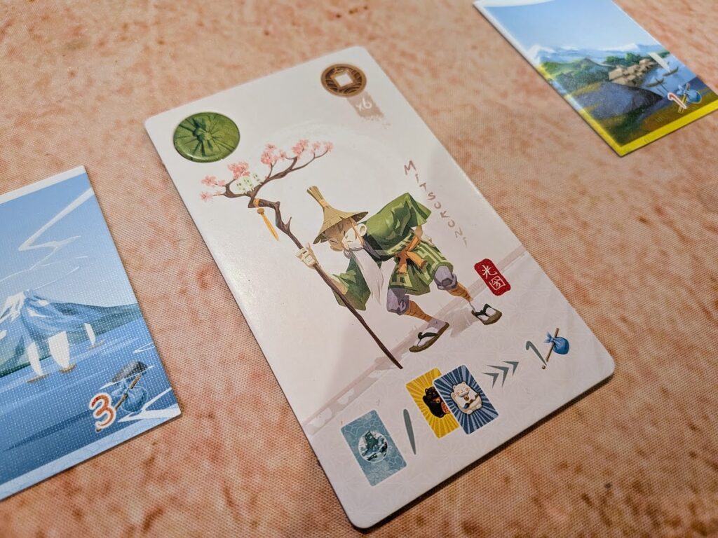 Player cards are asymmetric and pretty