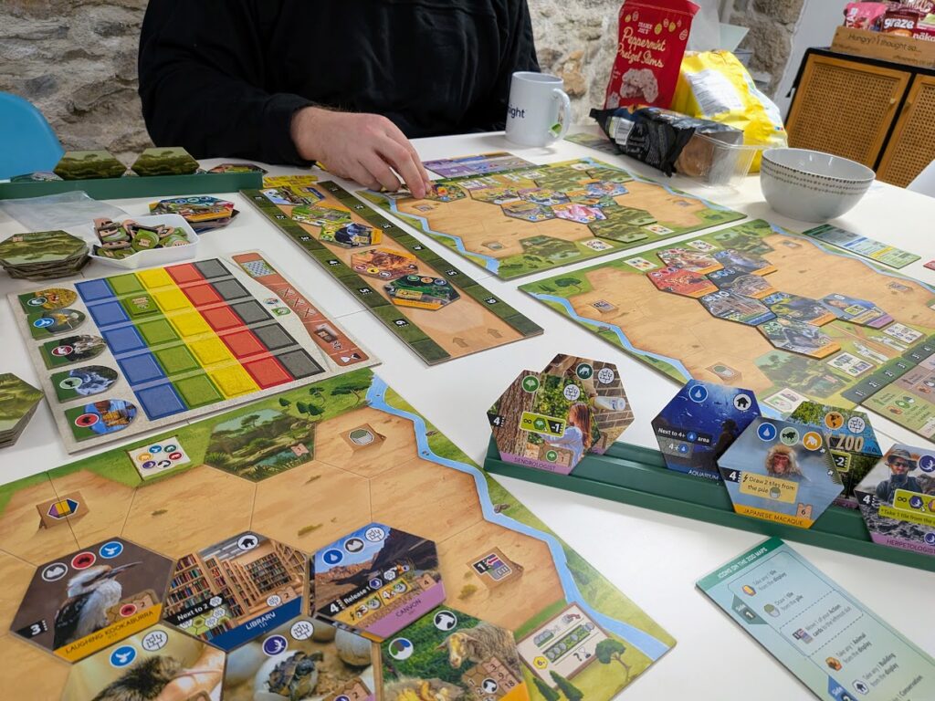 a game of sanctuary being played
