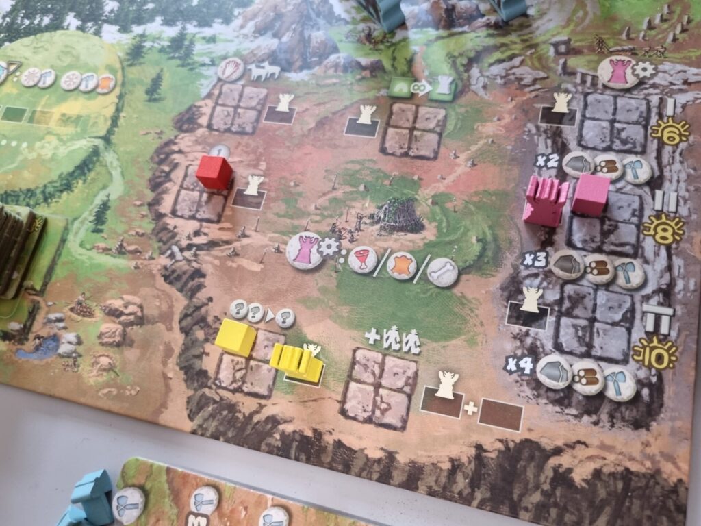 the shaman area on the doggerland board