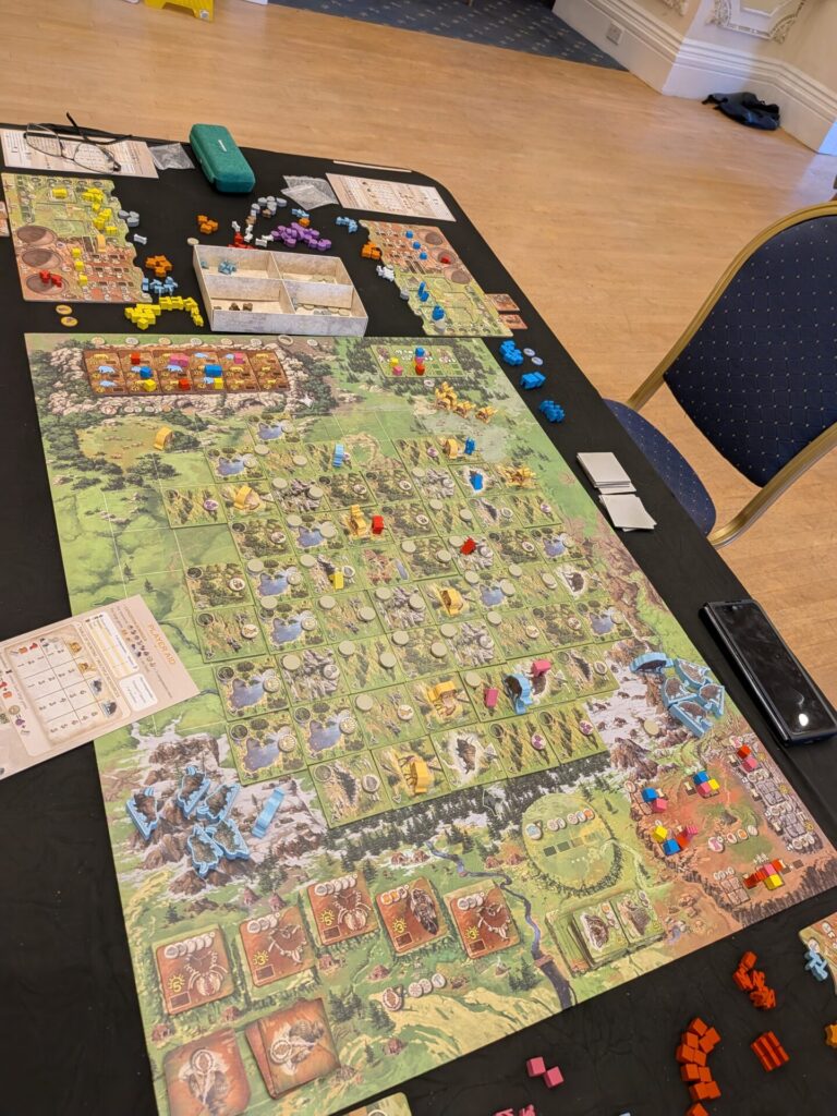 Doggerland main board from overhead