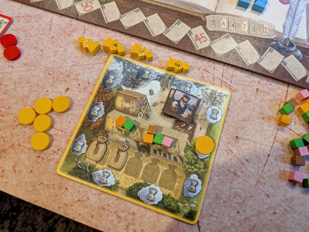 player board in village