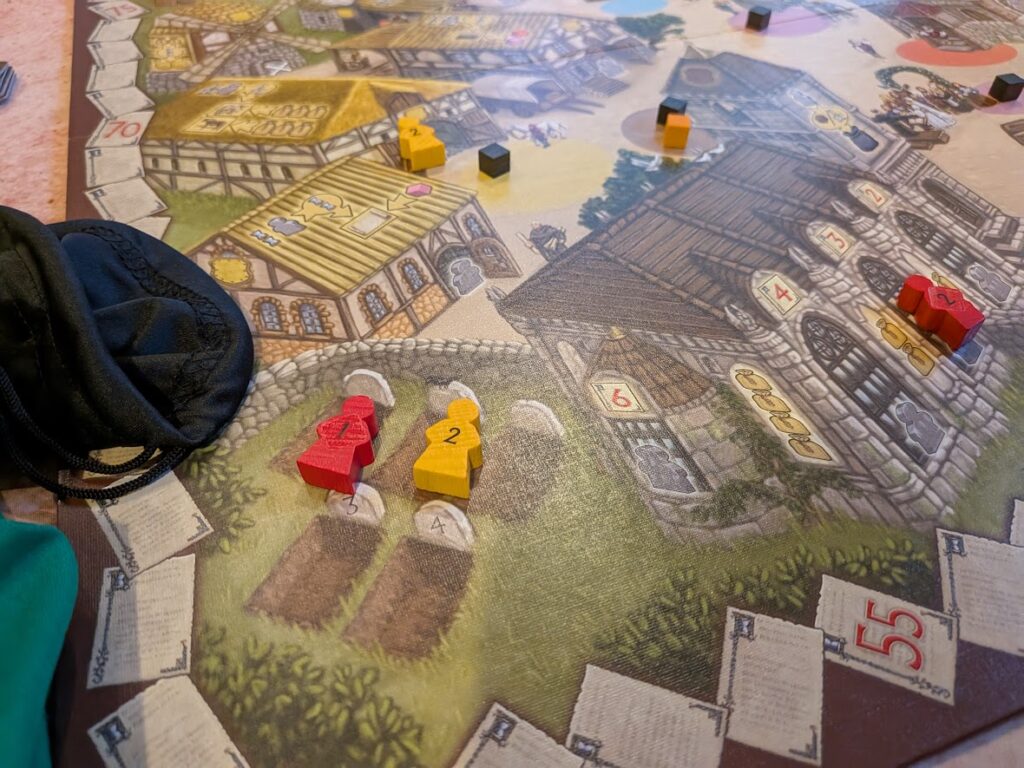 the graveyard in village