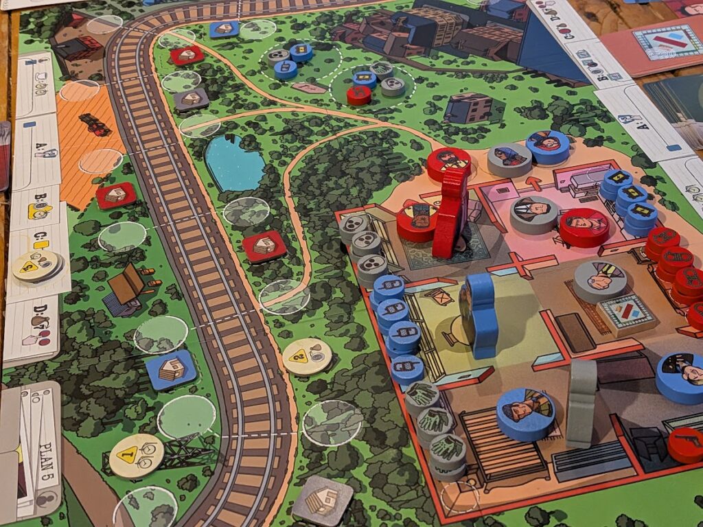 glasgow train robbery game board