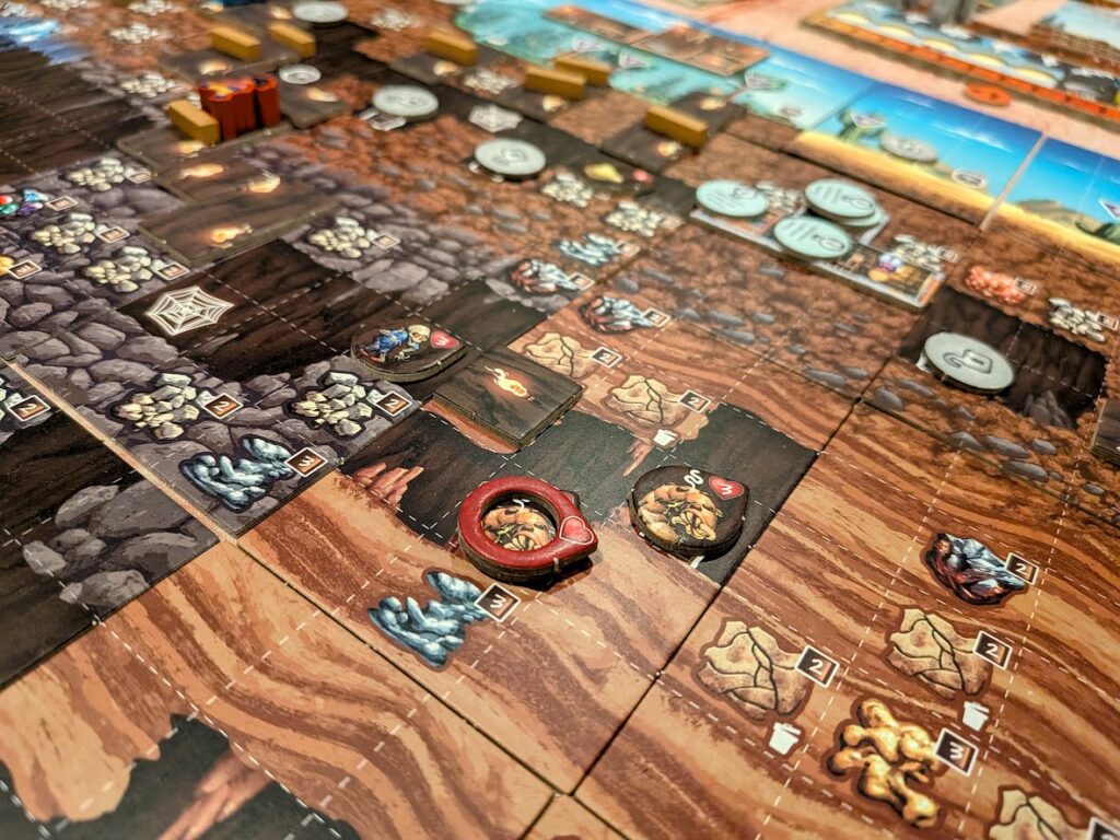 worms beneath the desert biome