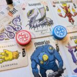 a close up of the cards from personal demons