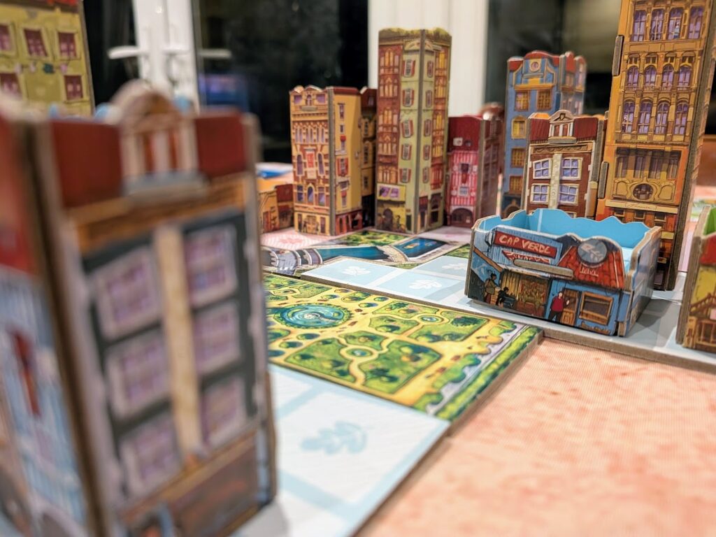 a close up view from the board of bella vista
