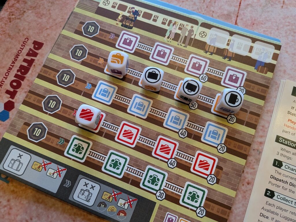 player board A from railway porters