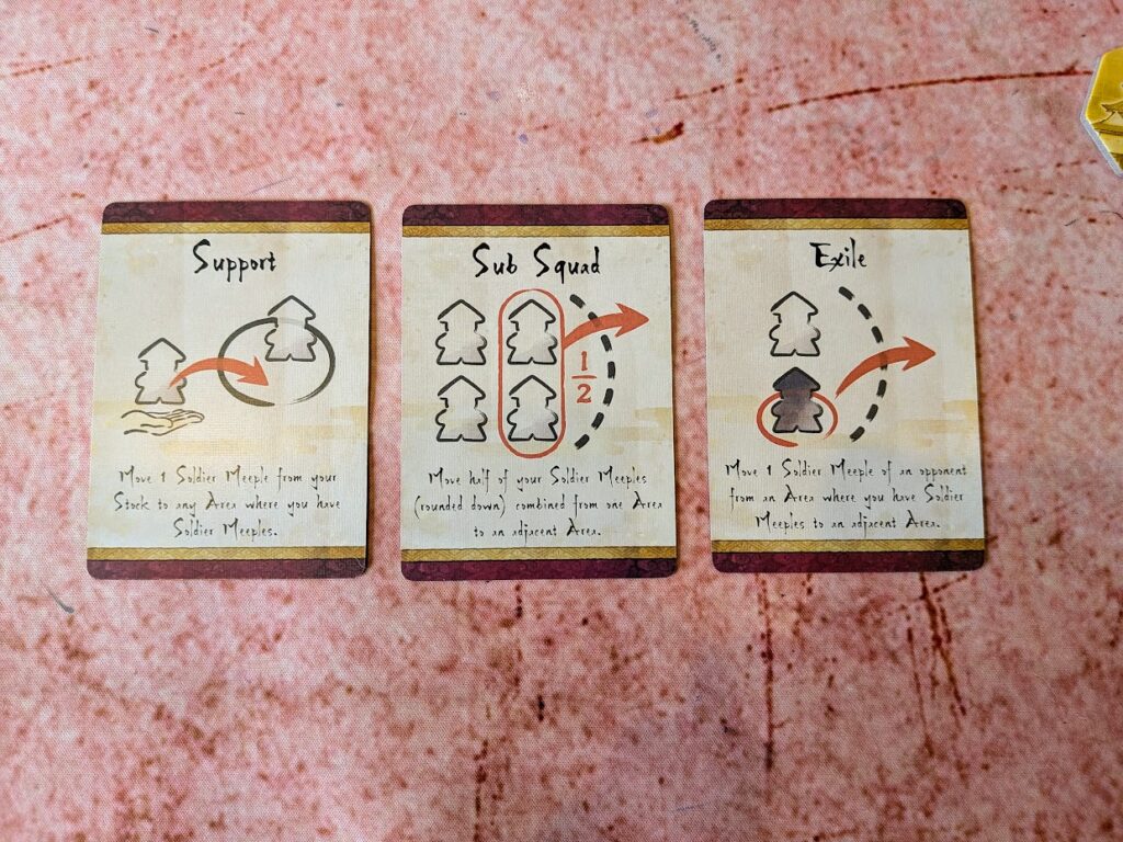 some of the tactics cards