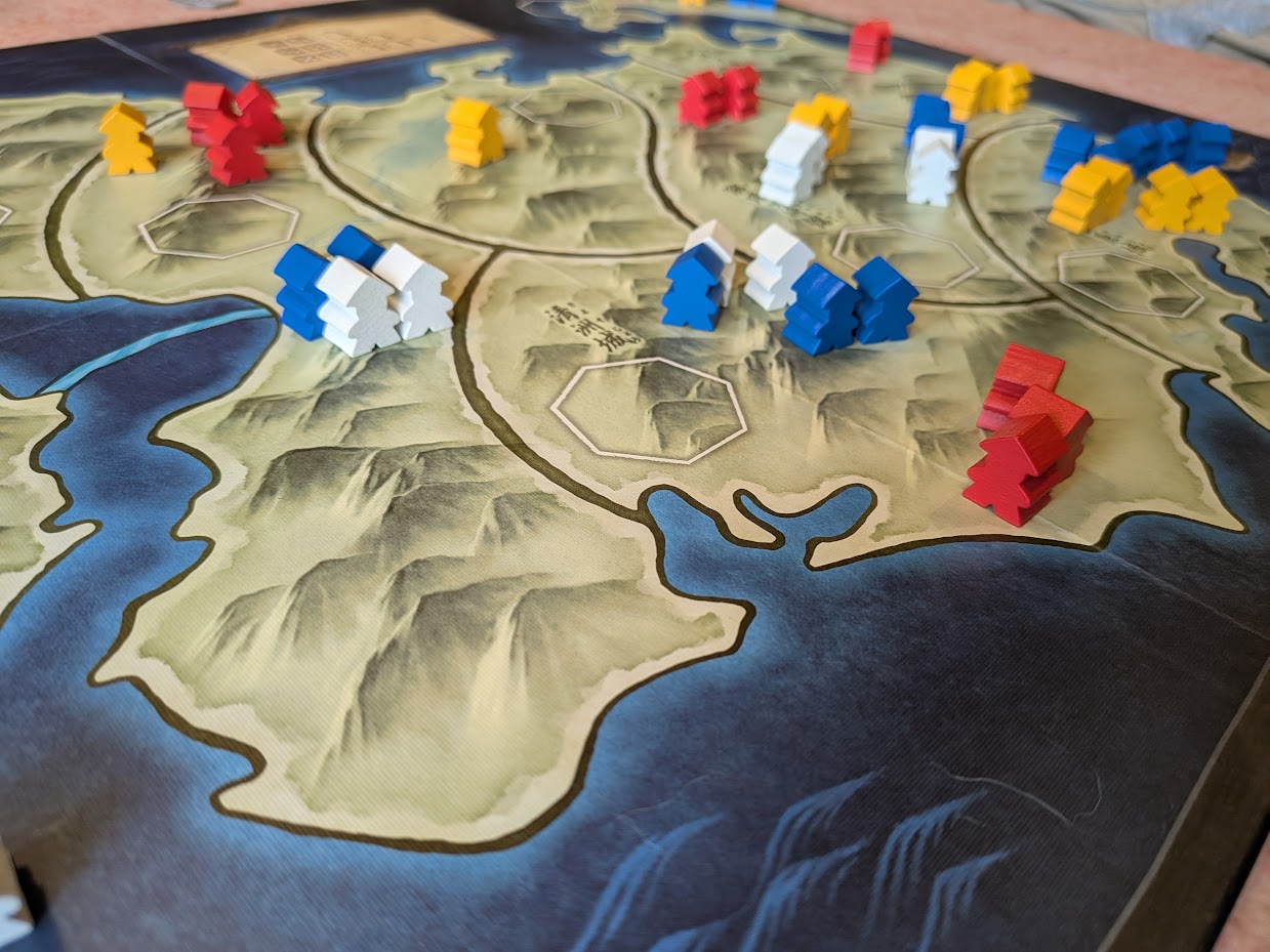 rumble nation board game up close