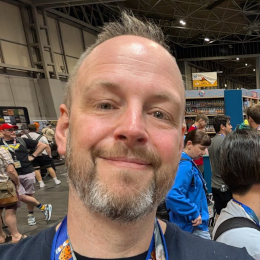 a photograph of adam richards from punchboard