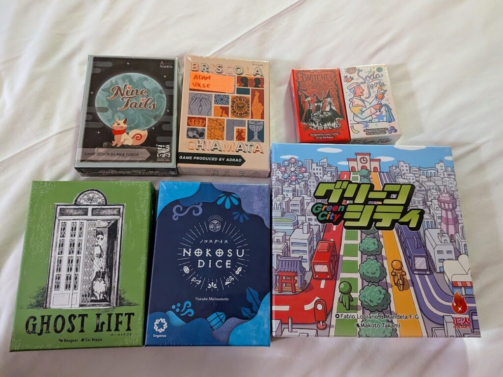my games haul