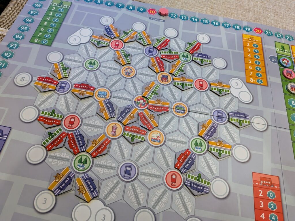 another view of the green city board