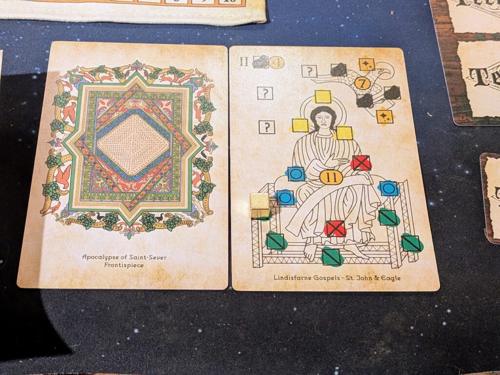 the back and front of an inkwell illustration card