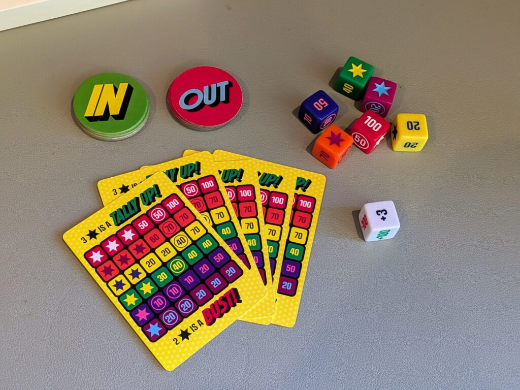 tally up game components