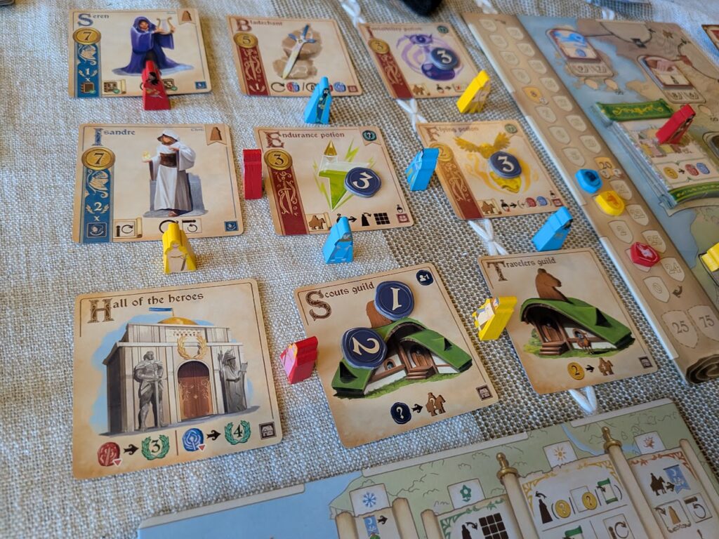 closeup of the greylune village