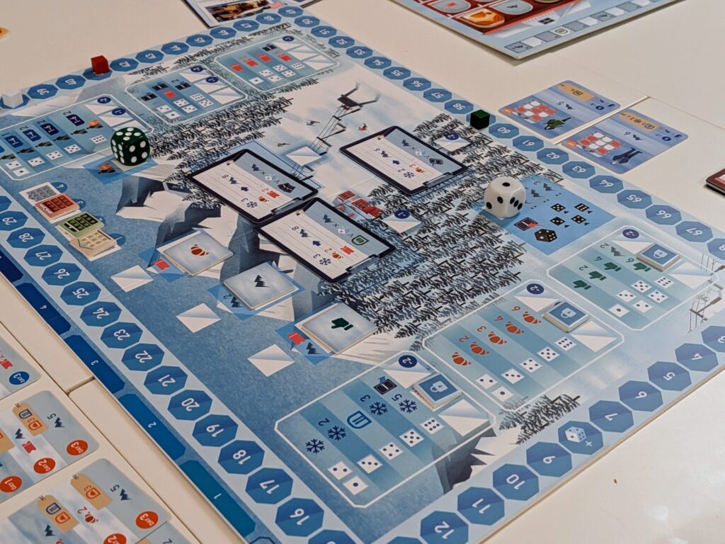 snow planner game in progress